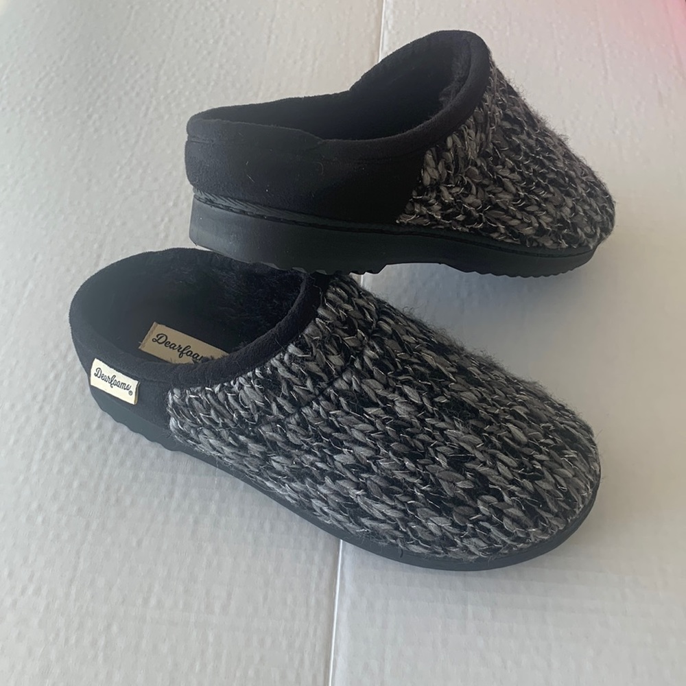 Comfy Dearfoams Memory Foam Slippers SIZE 7-8